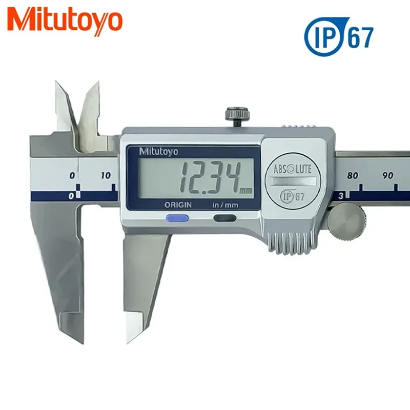 Mitutoyo-pinças Digitais de Proteção Ip67 Original 50075220 500-753-20 500-754-20 0150 200 300 mm 06 12 Feitos em Japão