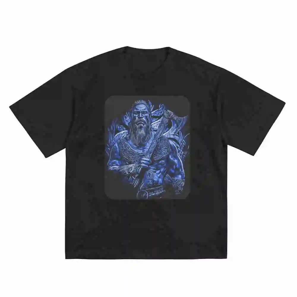 Viking Valhalla Norse Mythology Short Sleeve Tee 100% Cotton T-Shirt