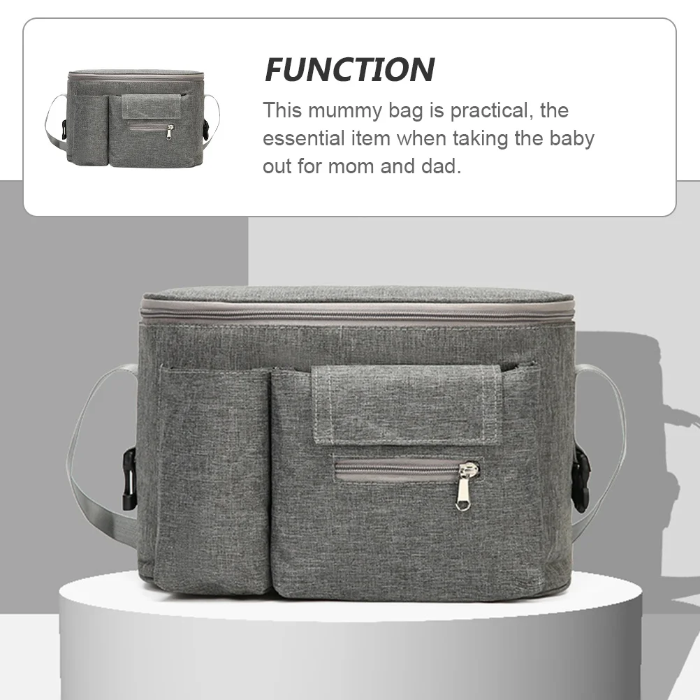 

Многофункциональная водонепроницаемая сумка для мамы, портативный органайзер для подгузников для коляски, подвесной чехол для детской бутылочки, устойчивый к царапинам