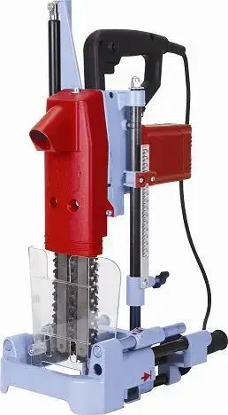 Door lock slotting machine Double chain punching and slotting,