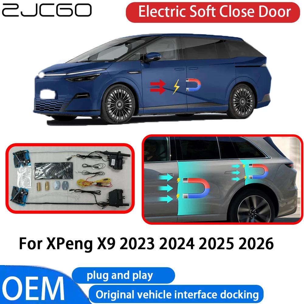 ل XPeng X9 2023 2024 2025 2026 سيارة أوتوماتيكية كهربائية لينة إغلاق الباب أقرب نظام OEM التوصيل والتشغيل الراحة إغلاق #1