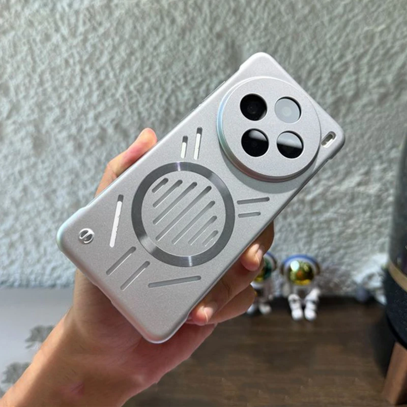 Fall Für VIVO X300 X200S X200 Pro Mini X100 X100S Pro Magnetische Rahmenlose Ultra-dünne Hohl Wärmeableitung harte PC Zurück Cove