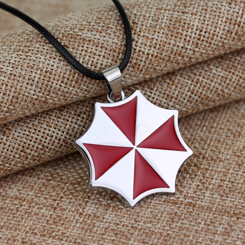 Car Keychain Residents Evils Key Chain Toy Umbrella Corporation Symbol Chaveiro Sublimation Blank Keyring Adornment Gifts