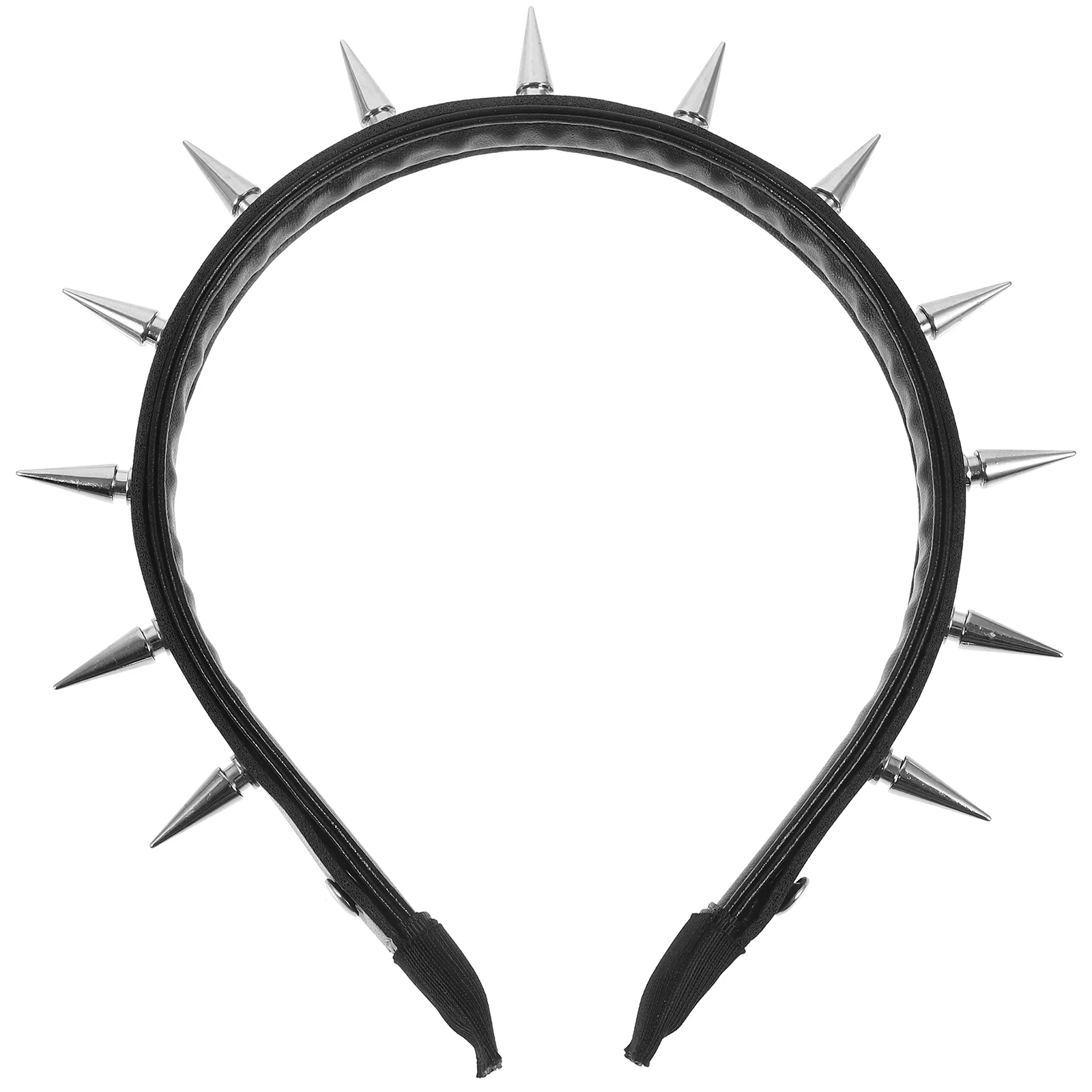 Punk Rivet Spiked Bangs réinitialisation pour hommes et femmes, accessoires de bande de sauna, épingle à cheveux, mince, mode, mariée, Halloween