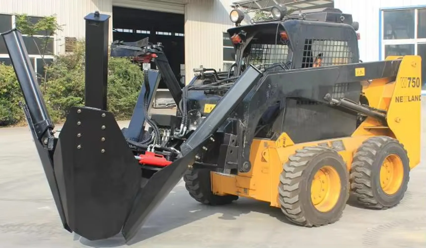 Skid Steer Loader Hydraulic Transplanter Tree Spade Machine view 5
