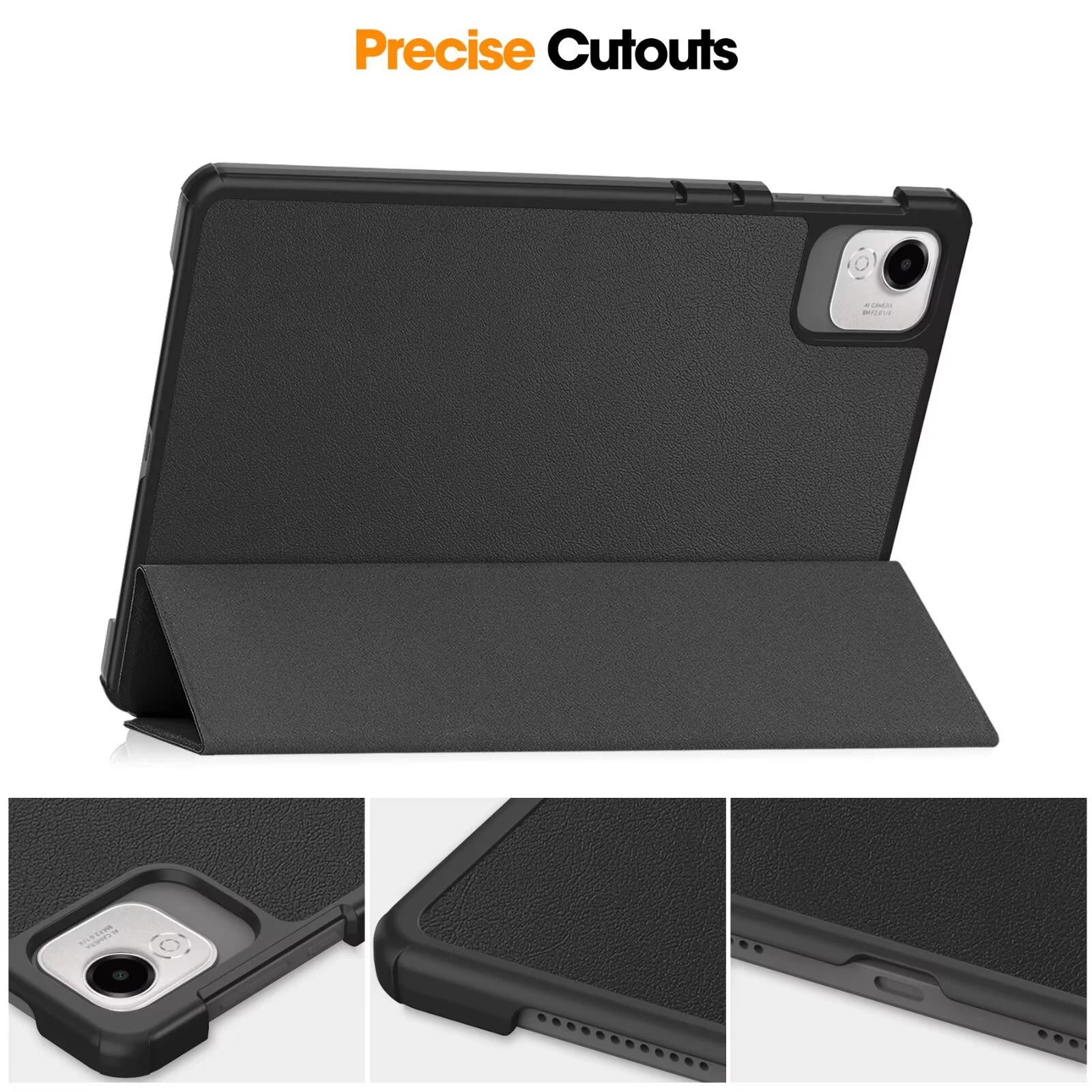 

Чехол из искусственной кожи для Honor Pad X9A/Pad X9 Pro 11,5 дюймов, чехол для планшетов, тройной чехол с твердым корпусом