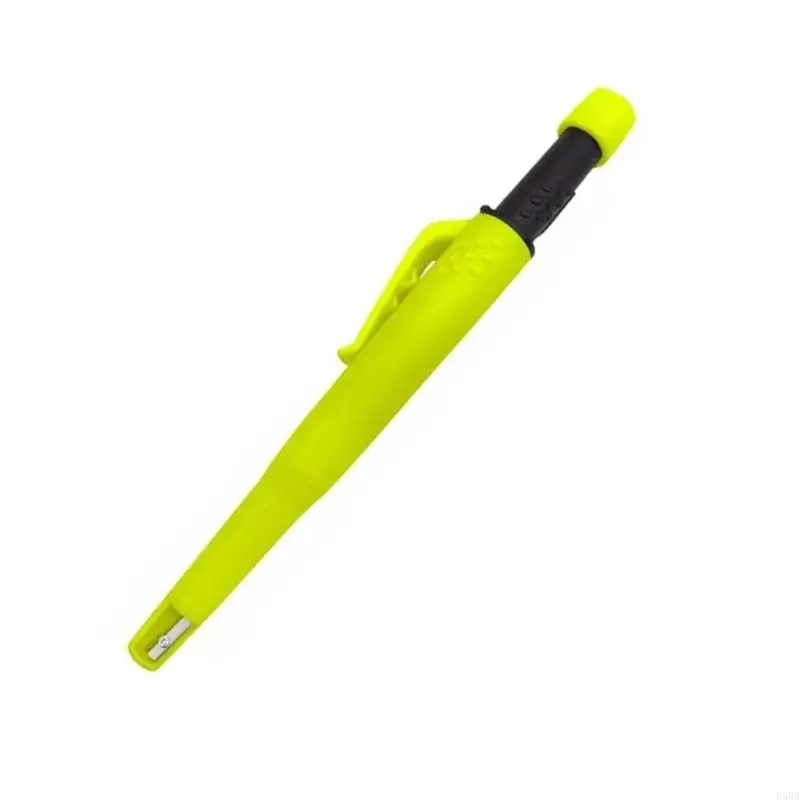 Lápiz mecánico para trabajar madera con agujero profundo D5BB, herramienta trazado para carpintería con sacapuntas