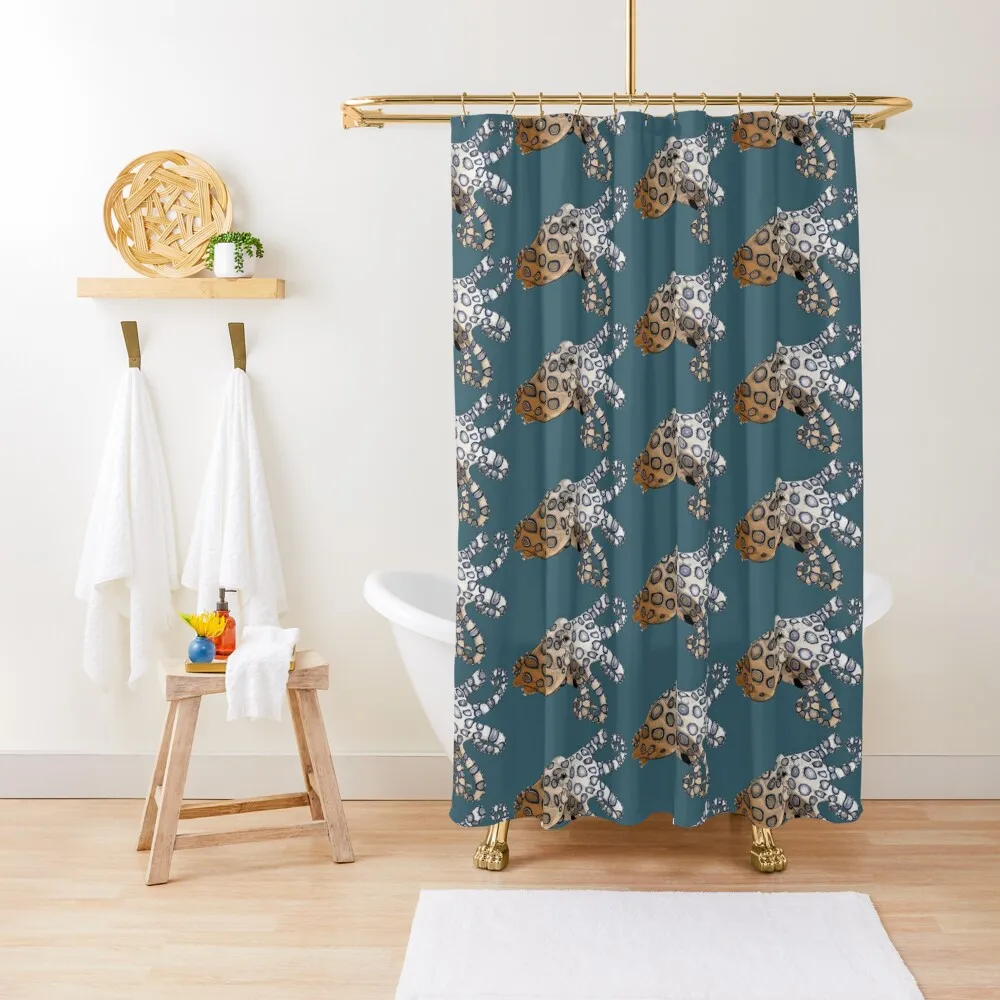 

Blue-Ringed Octopus Color Shower Curtain Toilet Accessories Bathroom Bathroom For Shower Anti-Mold Waterproof Shower Curtain