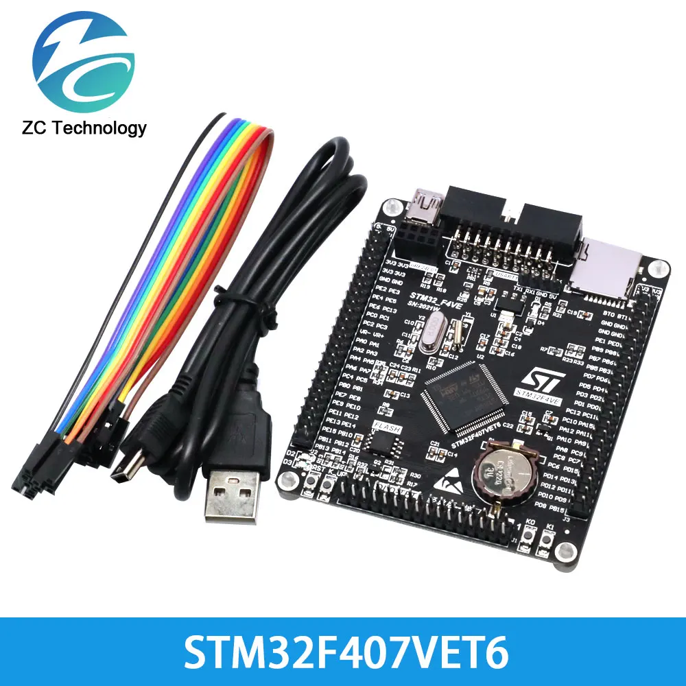 Imagem -06 - Placa de Desenvolvimento Stm32f407vet6 Cortex-m4 Stm32 Placa Mínima de Aprendizagem do Sistema Arm Core Board 3.2 Lcd Tft Touch Screen