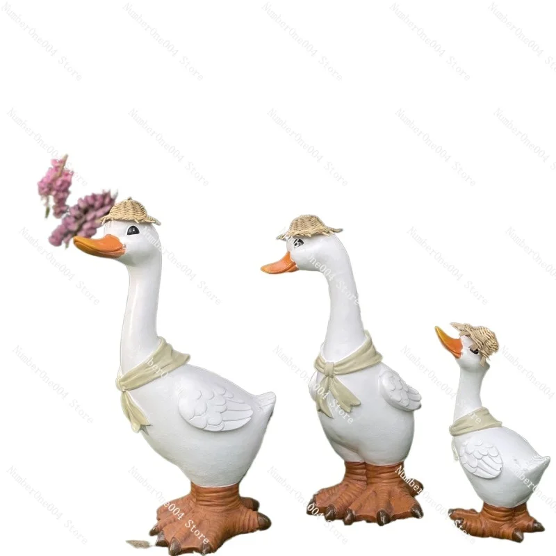

Outdoor courtyard simulation duck ornament lawn landscaping animal model garden arrangement pool balcony landscape resin