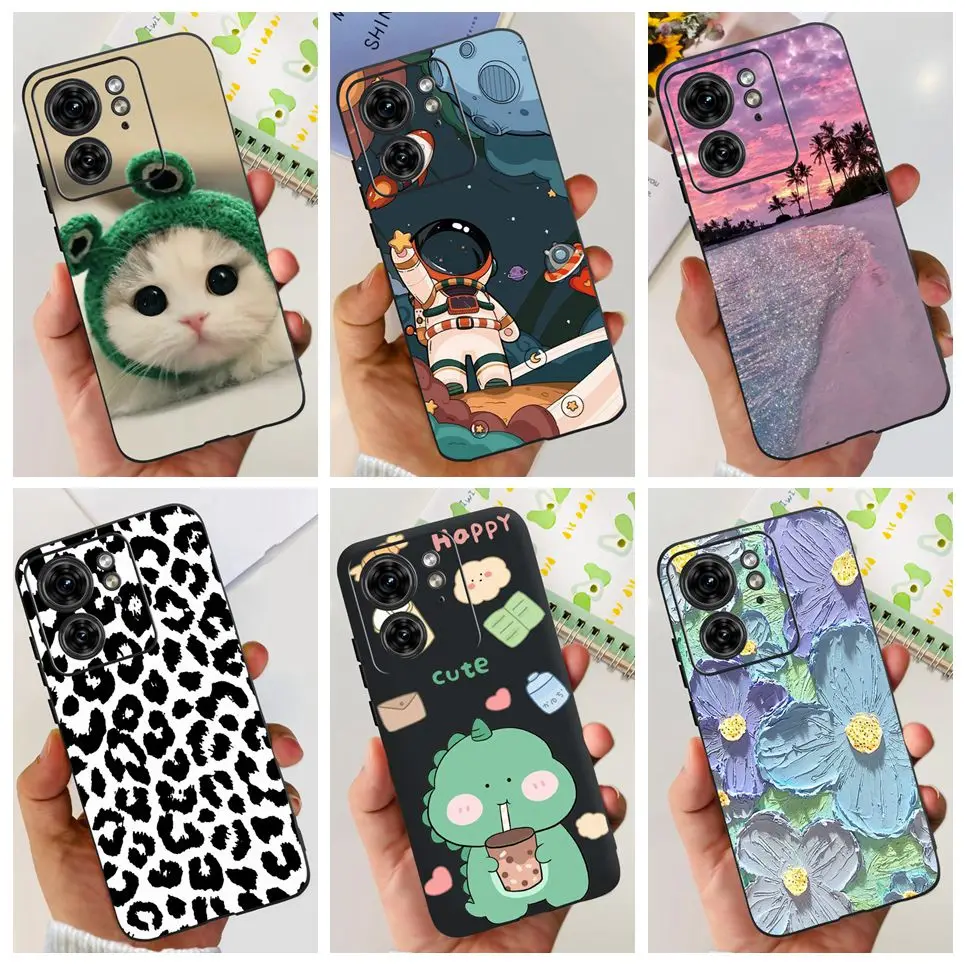 Etui na Motorola Edge 40 Etui na Moto Edge 40 Luksusowe silikonowe etui Capa Bumper Silikonowe etui ochronne TPU