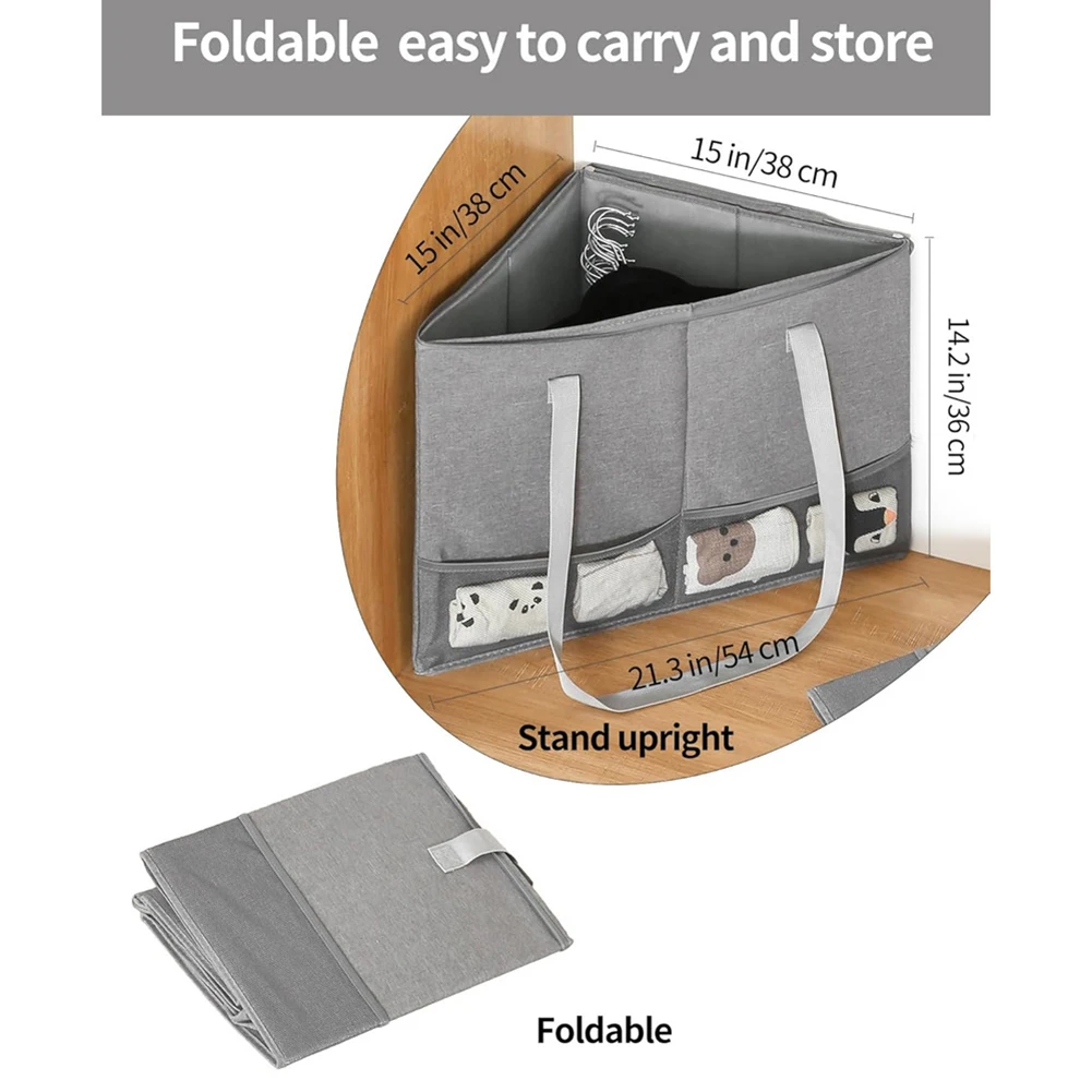 Foldable Organizer Hanger Organizer Office Use Home Storage Supportive Structure Triangular Design Versatile Compatibility