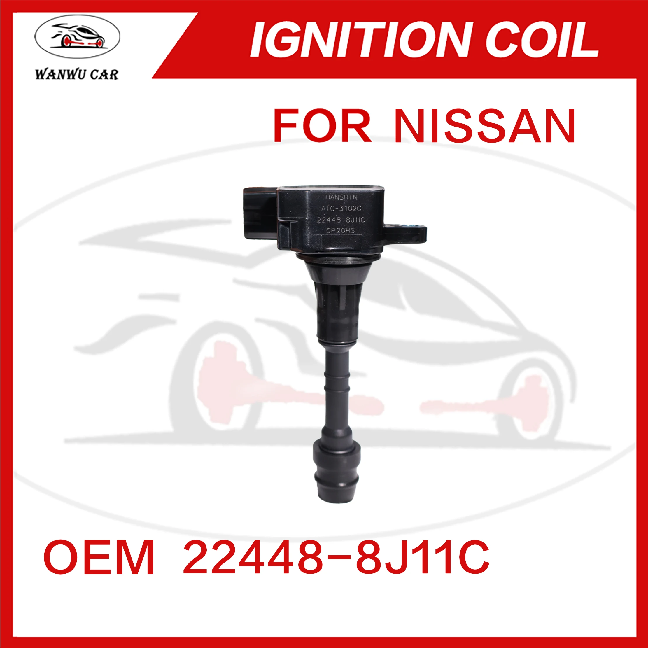 22448-8J11C Ignition Coil Igniter Suitable For NISSAN INFINITI 22448-8J115 22448-8J111 ​22448-8J225