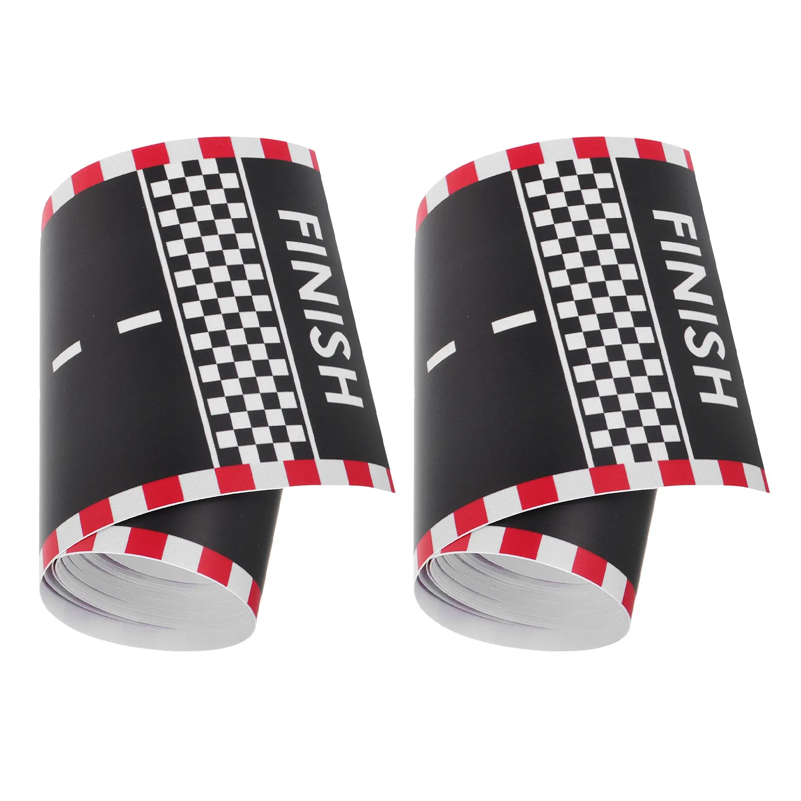 2Pcs Highway Tape Sticker Set for Kids Vibrant Road Track Stickers DIY Removable Traffic Decals for Floors Walls Tables
