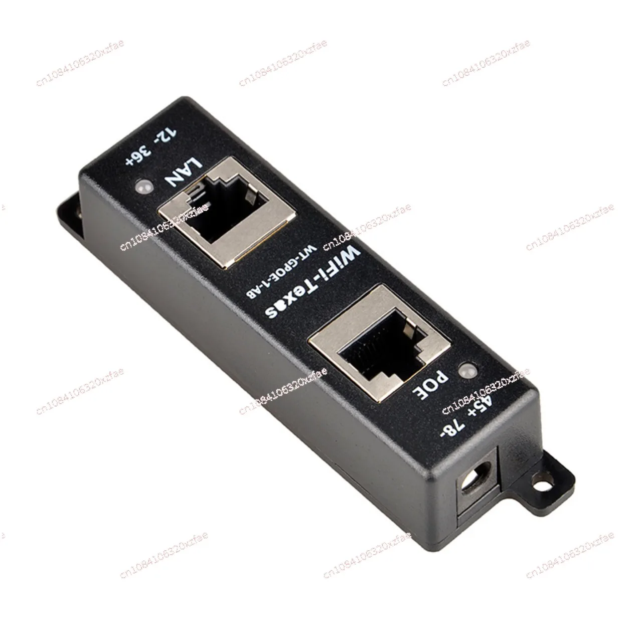 12V-56V Passive PoE Injector/Splitter 1000mbps Data Speed PoE Plus Injector for 802.3at OrPoE+ ModeA B with Dual DC Inputs