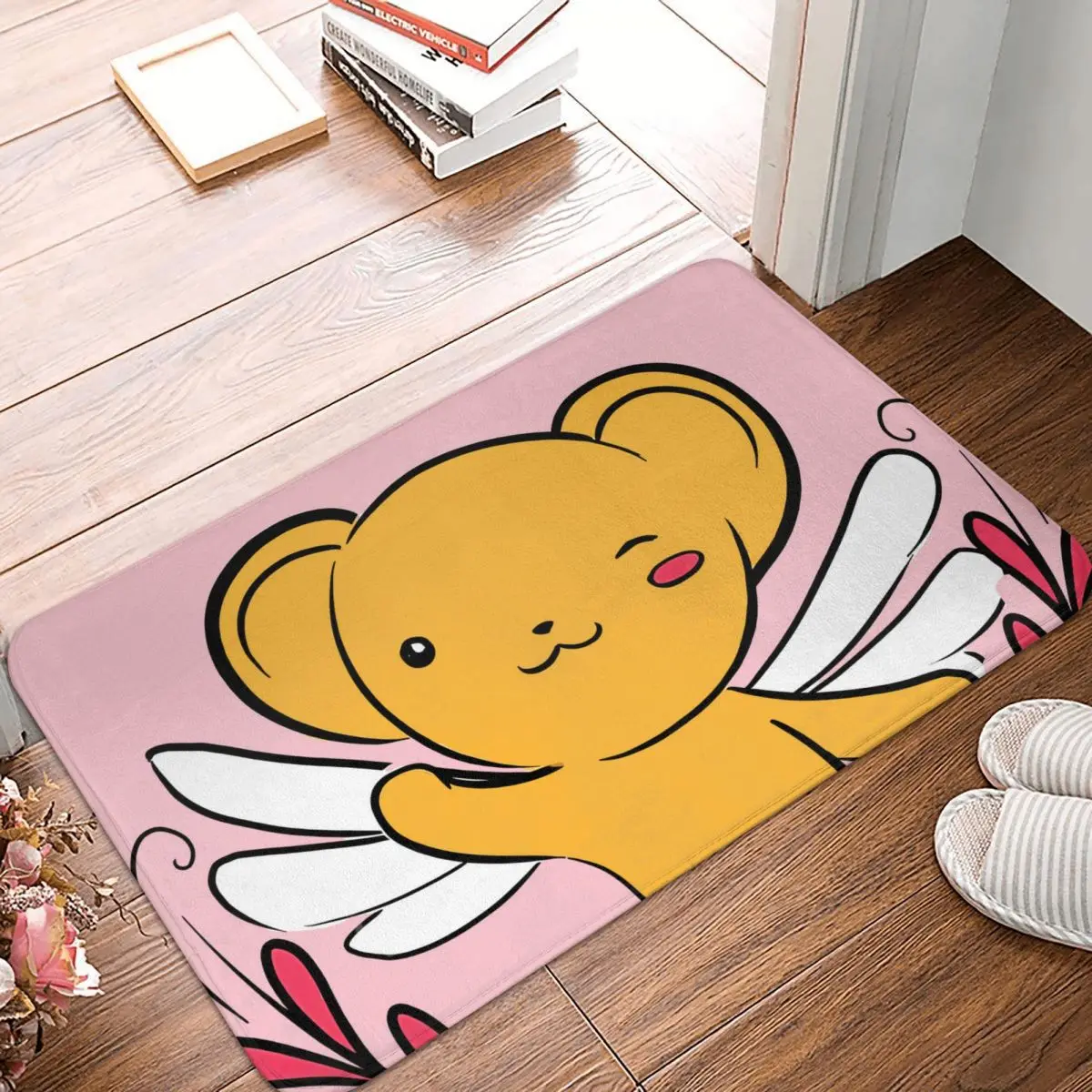 Kero Card Captor Sakura Bath Mat Cardcaptor Sakura Cartoon Anime Doormat Living Room Carpet Entrance Door Rug Home Decoration