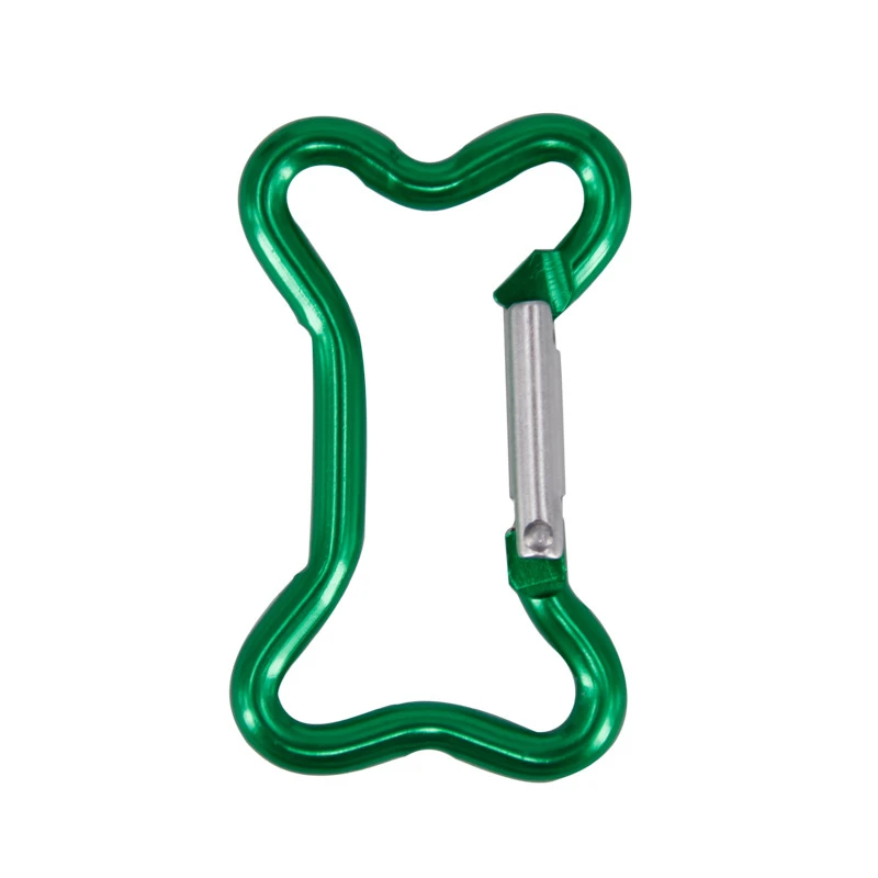 200pcs Aluminum Carabiner Key Chain Clip Outdoor Camping Keyring Snap Hook Water Bottle Buckle Travel Kit Climbing Accessories