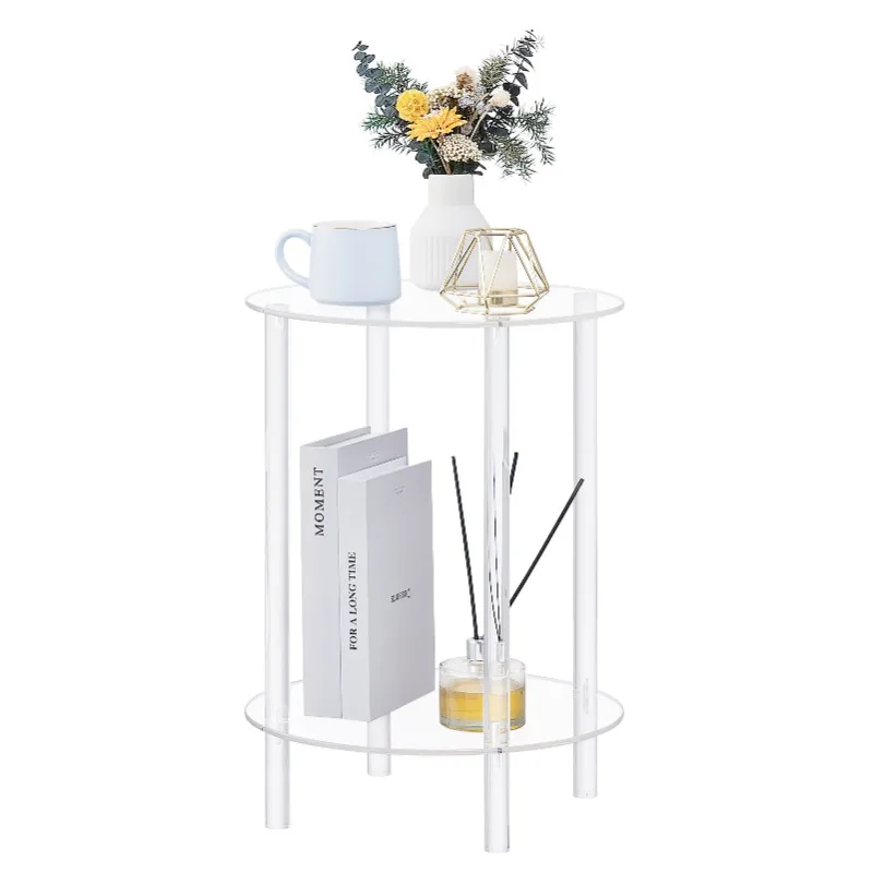 

Light luxury coffee table transparent acrylic drink table