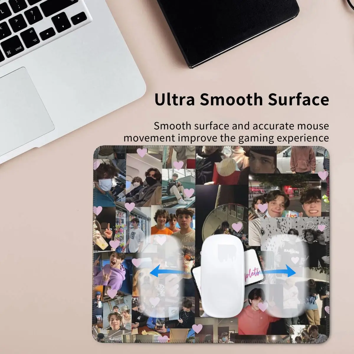 Sturniolo Triplets Cute Collage Mouse Pad Computer Keyboard Mouse Mat Gamer PC Laptop Desk Mat Office Accessories Table Mats