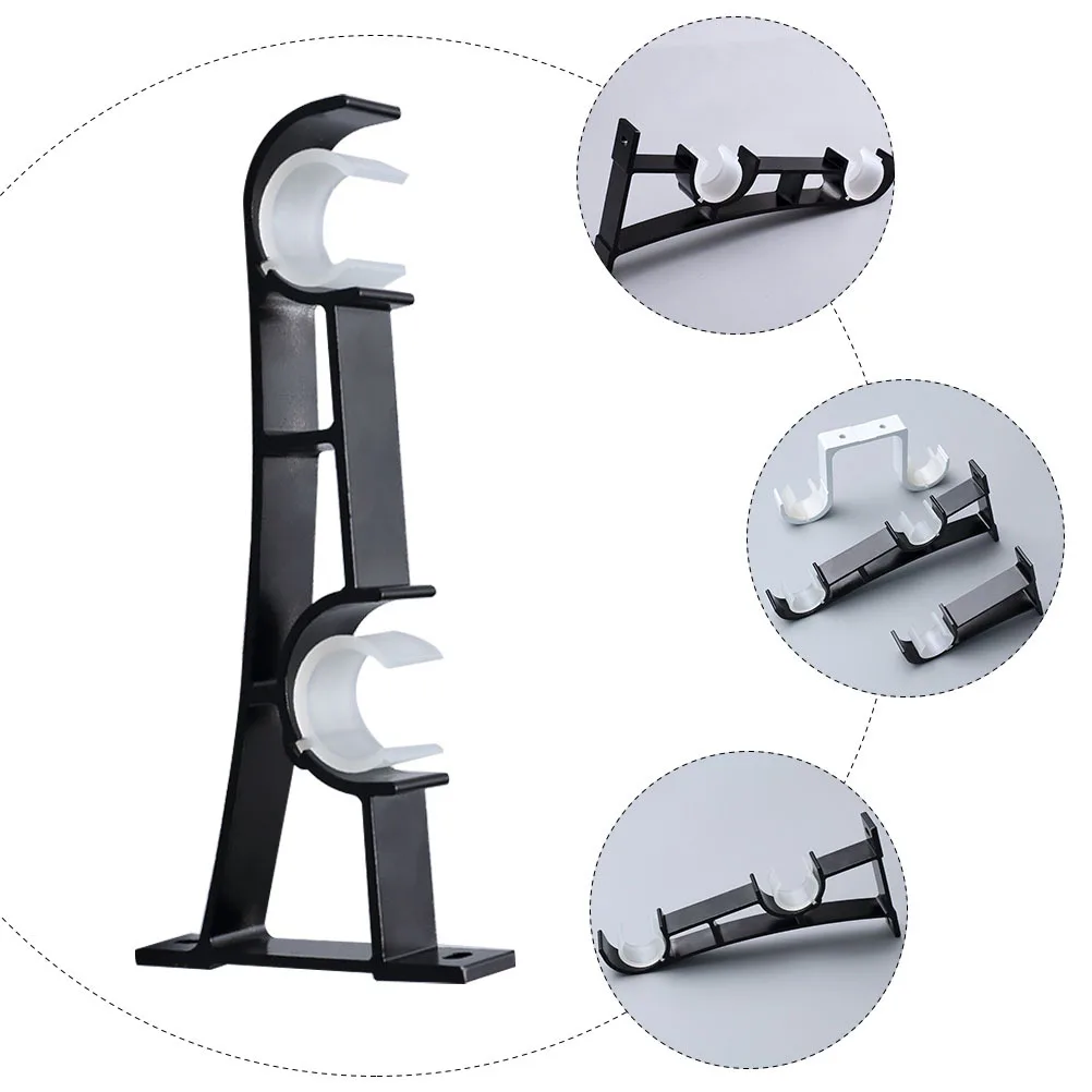 

1Pcs Curtain Rod Bracket Double Rod Aluminum Alloy Thickened Heavy Duty Home Decor Window Dressing Holder Curtain Accessories