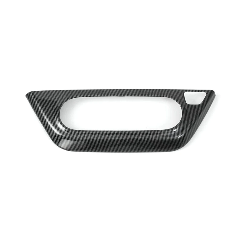 Centre Console AC Knob Cover Trax AC Knob Cover For Chevrolet Seeker Trax 2023 2024 ABS Carbon Fiber