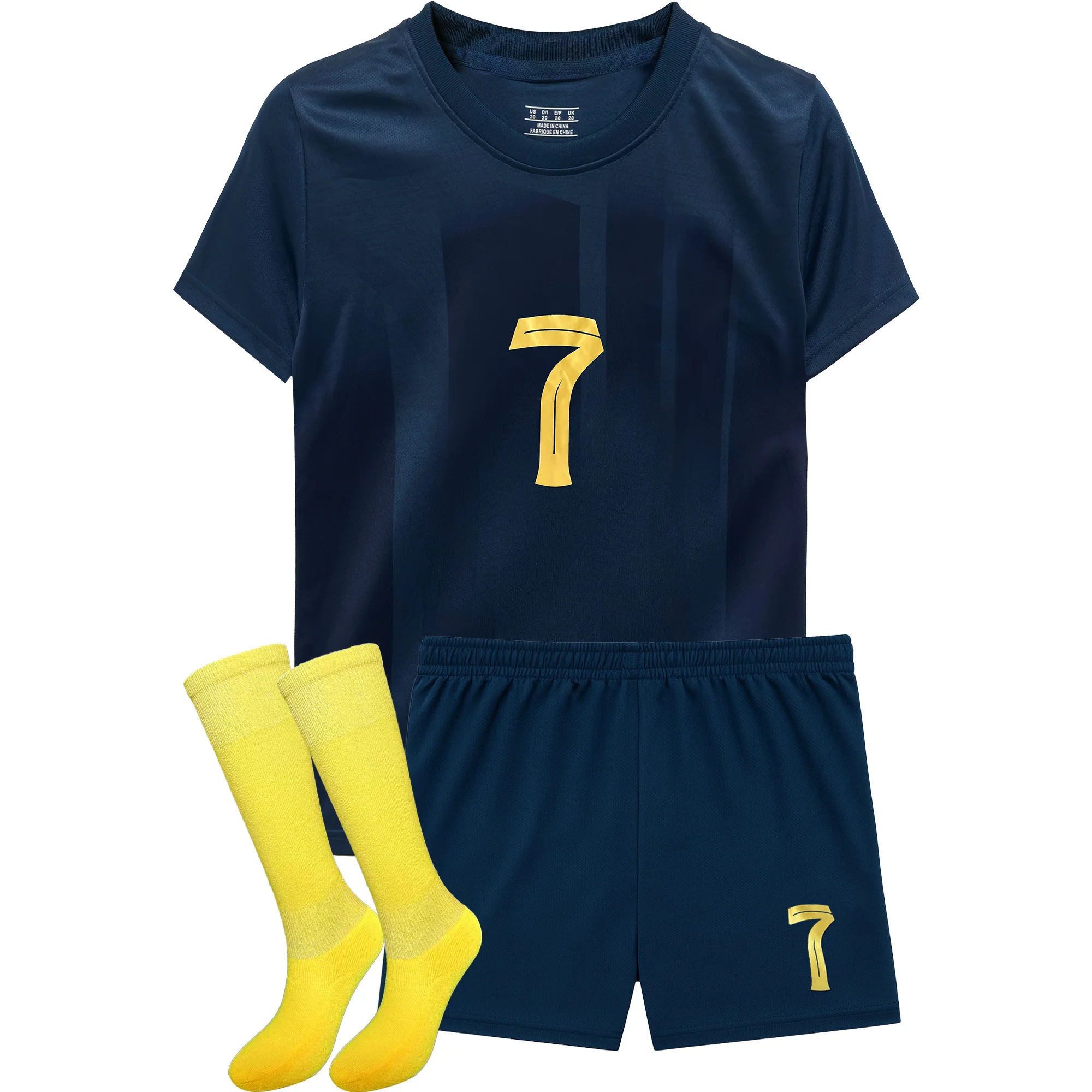 Boys Soccer Jerseys Training Uniform for Kids Youth Gift Kit Set