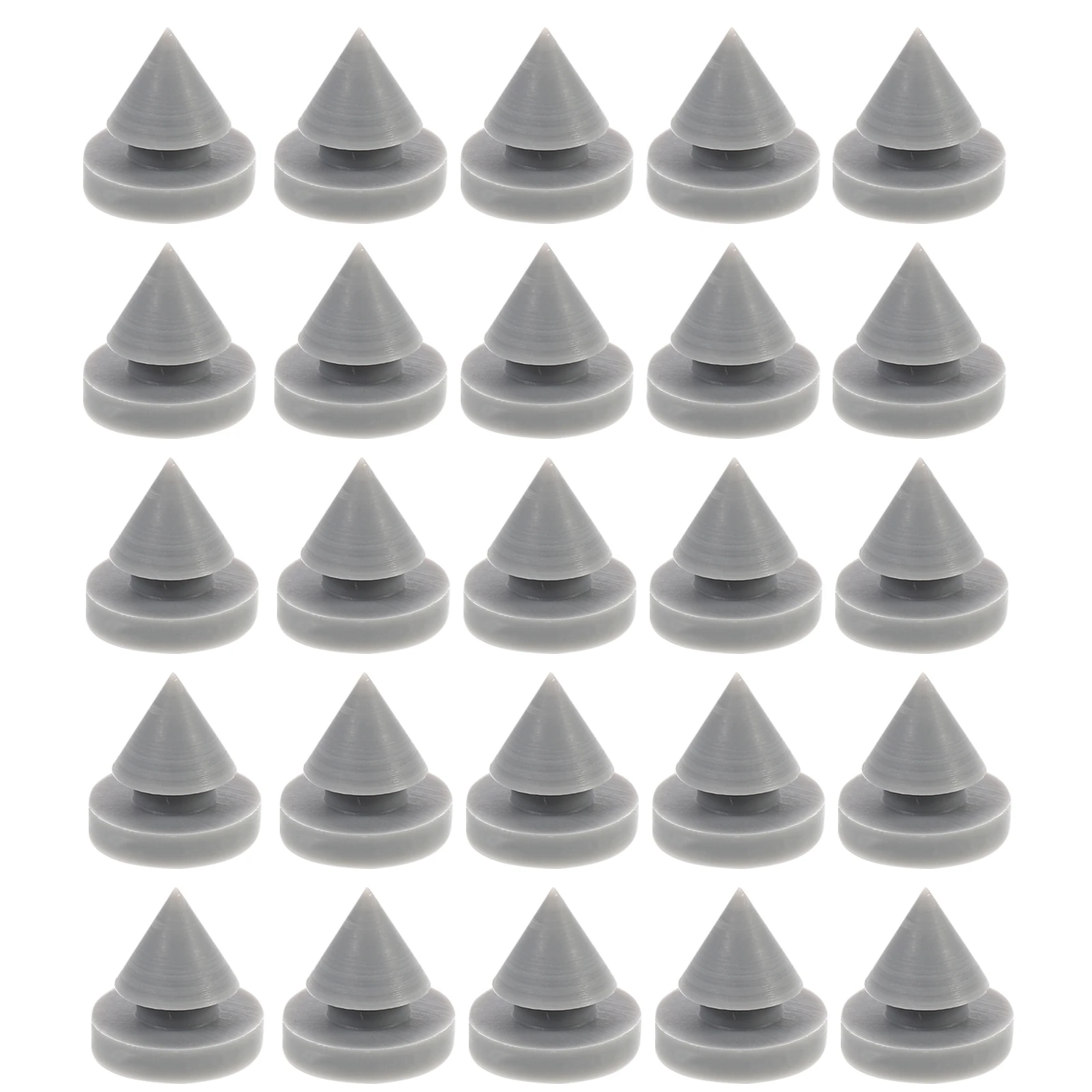 

25pcs Anti collision Rubber Plug Cabinet Door Bumpers Clear Stop Elevator Spacers Silicone Furniture Feet Pads Home Mall