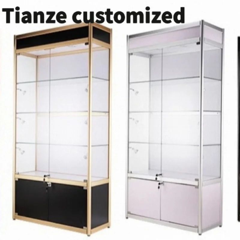 

Customized-Customized Shop Stand Women's Handbag And Shoes Aluminium Accessories Shop Display Showcase