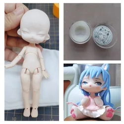 Ultra Light Clay Q Version Cartoon Doll Tigress Face Silicone Mold DIY Polymer Clay Cartoon Character Face Contours Making Tools