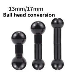 13mm / 17mm Double Ball Adapter Extension Ball Mount Joint Connecting Bracket Rod  Action Camera Phones GPS Holder Accessories