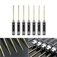 17PCS Hex Screwdriver Bit Set For RC Model Airplane Repair 0 9 1 27 1 3 1 5 2 2 5 3mm Metal Tool Kit With Anti Slip Handle