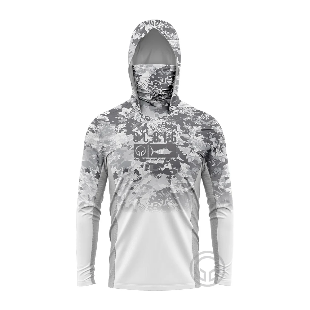 New Fishing Apparel Summer Outdoor Jersey Men Long Sleeve T Shirts Clothing Sun Uv Protection Breathable Hooded Fishing Wear view 2