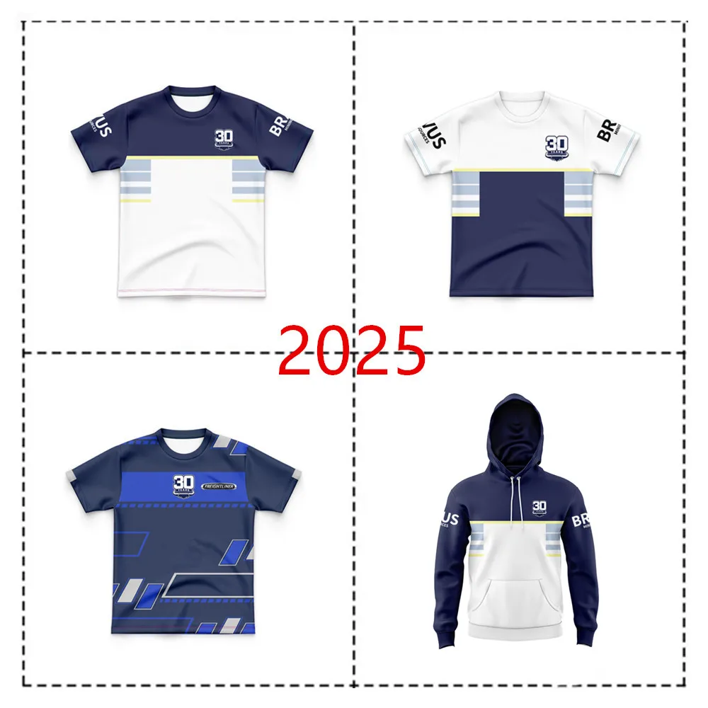 التخصيص 2025 North Queensland Cowboys Kids Home / Away Jersey الحجم: 16-26 (طباعة رقم الاسم المخصص)