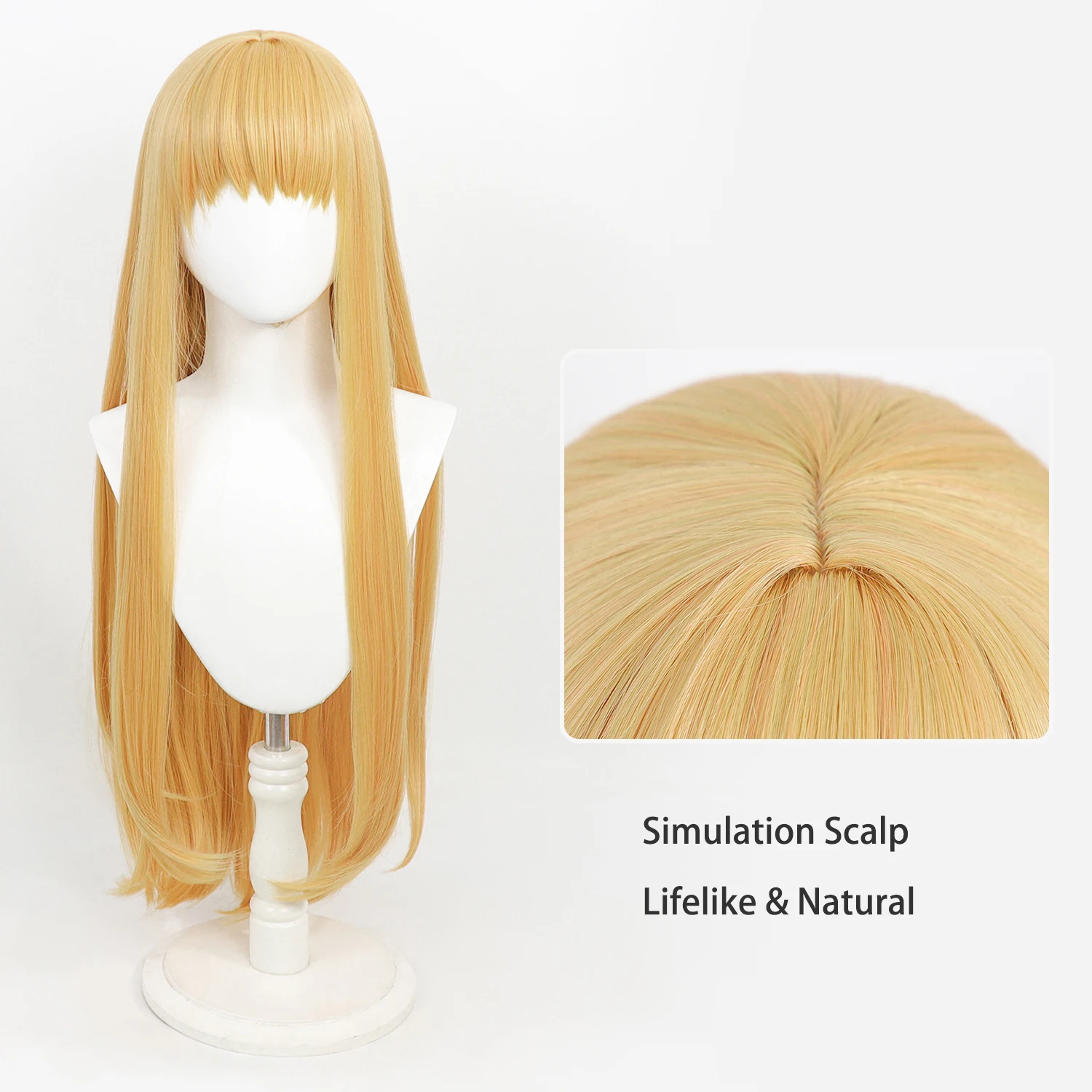 Cosplay Wig Shiina Mahiru Anime Wig The Angel Next Door Spoils Me Rotten Long Straight Cosplay Anime Synthetic Wig Anime COS Wig