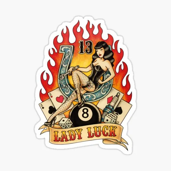 Rockabilly Rock and Roll Pin Up Guitar Girl Sexy Car Sticker Vinyl Self-adhesive Waterproof Decor Decorative  Accessories view 6