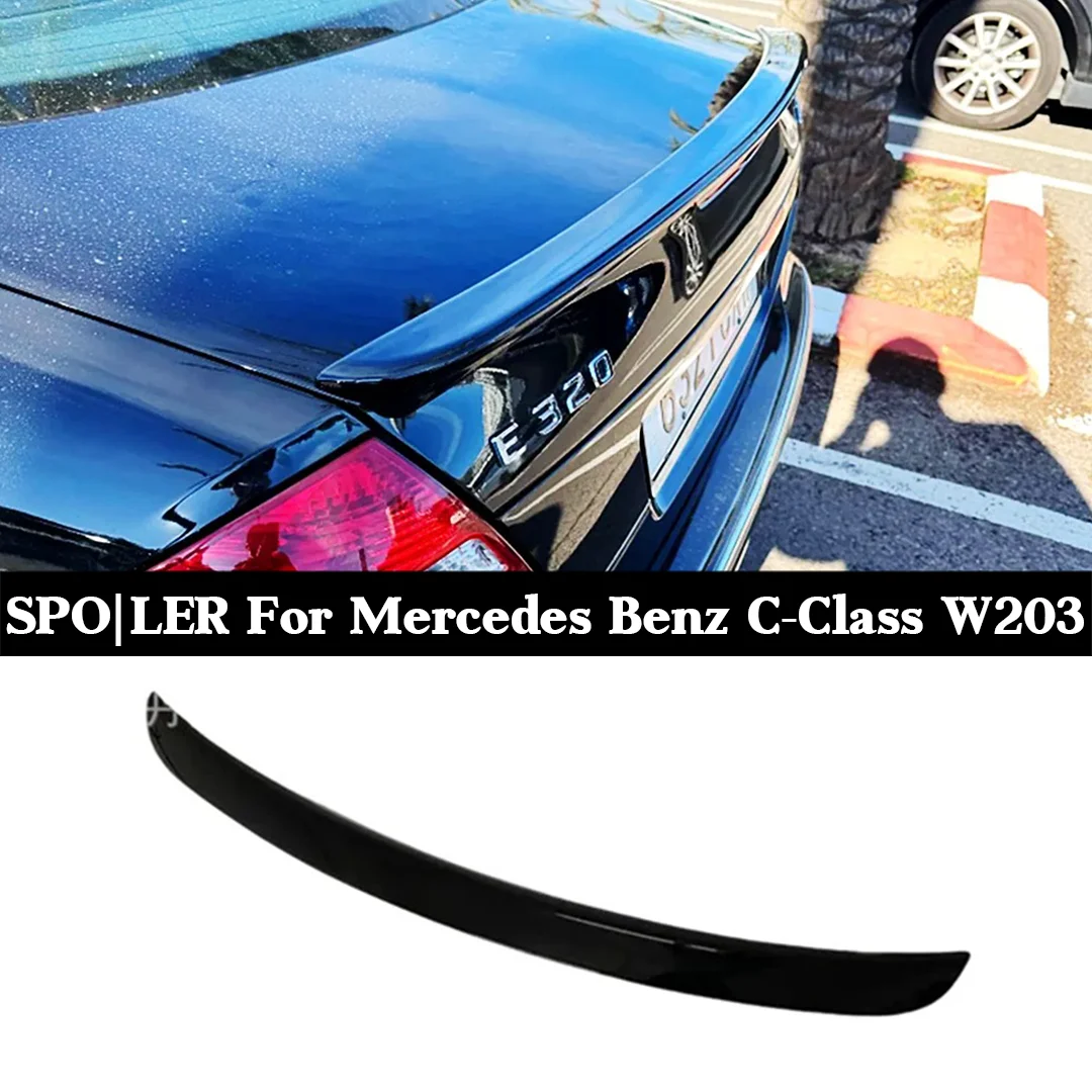 

For Mercedes W203 Spoiler, Rear Trunk Lip Wing for C180 C200 C260 C320 2001-2006 Car Accessories