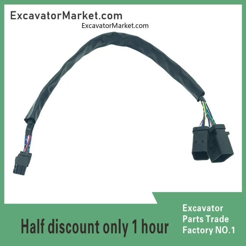 For Caterpillar Cat E320/323/329/336d2 Display Plug Instrument Panel/display Harness excavator Parts