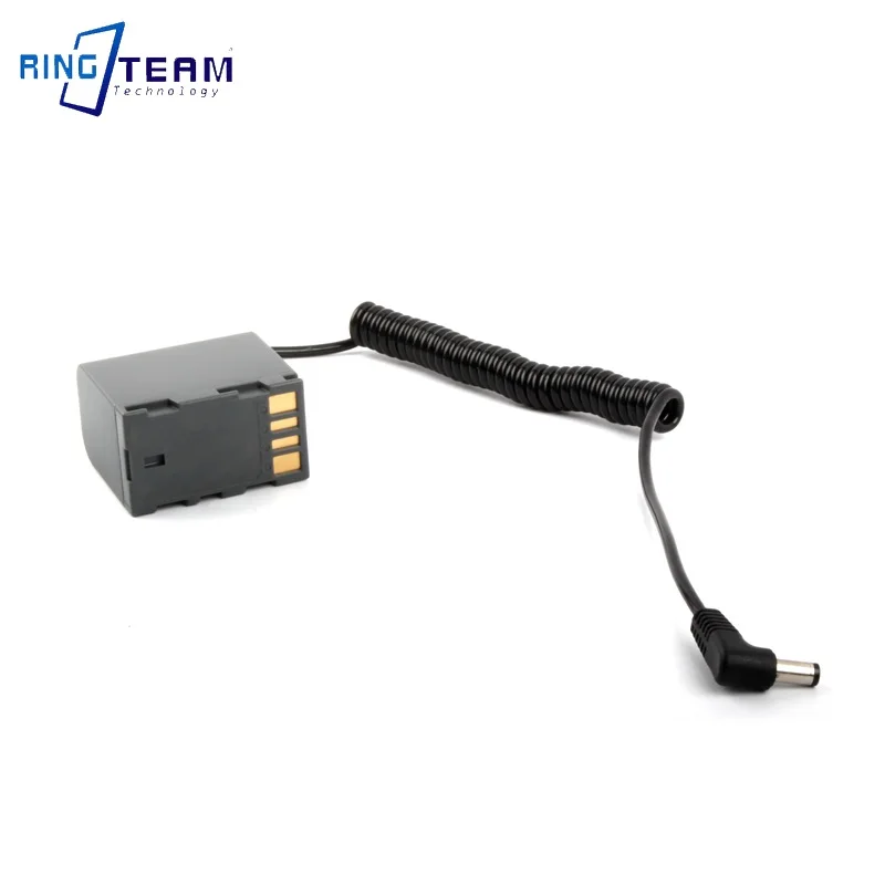 Cable en espiral DC5.5 macho a VF823, acoplador de CC para JVC GZ-HD3, 575, 275, 175, 130, HD30, 430, cámara, batería ficticia de BN-VF823