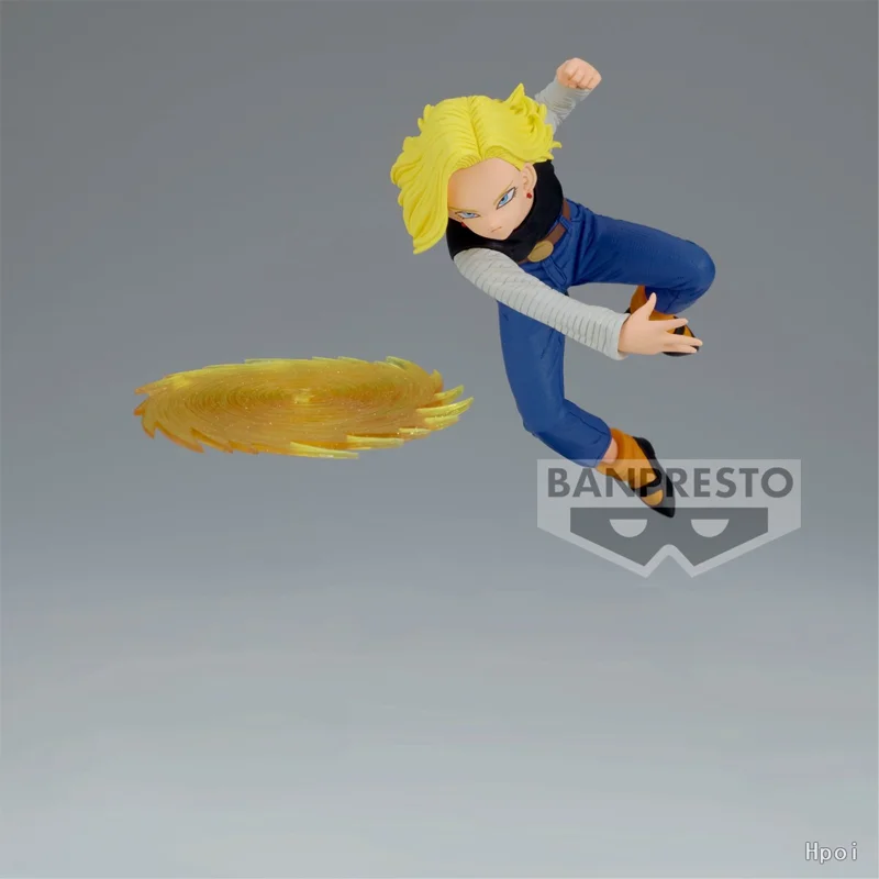 Banpresto Original Dragon Ball Z ANDROID18 Anime Action Figure Toys For Boys Girls Kids Children Birthday Gifts Model Ornaments