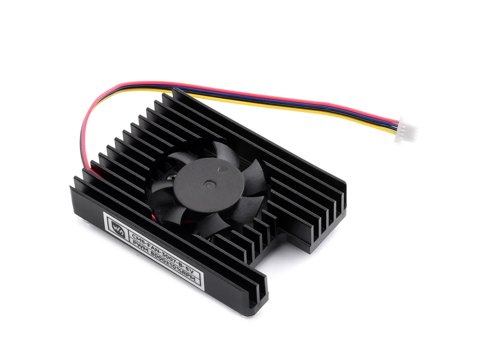 Dedicated All-in-one 3007 Cooling Fan For Raspberry Pi Compute Module 5, 5V Power Supply, Speed Adjustable, With Thermal Tapes