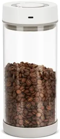 

YINDUZ 1.35L Automatic Vacuum Coffee Canister – Airtight, One-Touch Seal & Date Tracker – Ideal for Coffee Beans & Food Storage