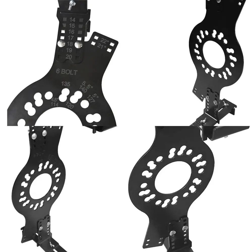 

Инструмент для крепления колес, имитатор крепления колес с 6 наконечниками и 6 наконечниками, инструмент для измерения размера шины/оправы, практичное колесо автомобиля O