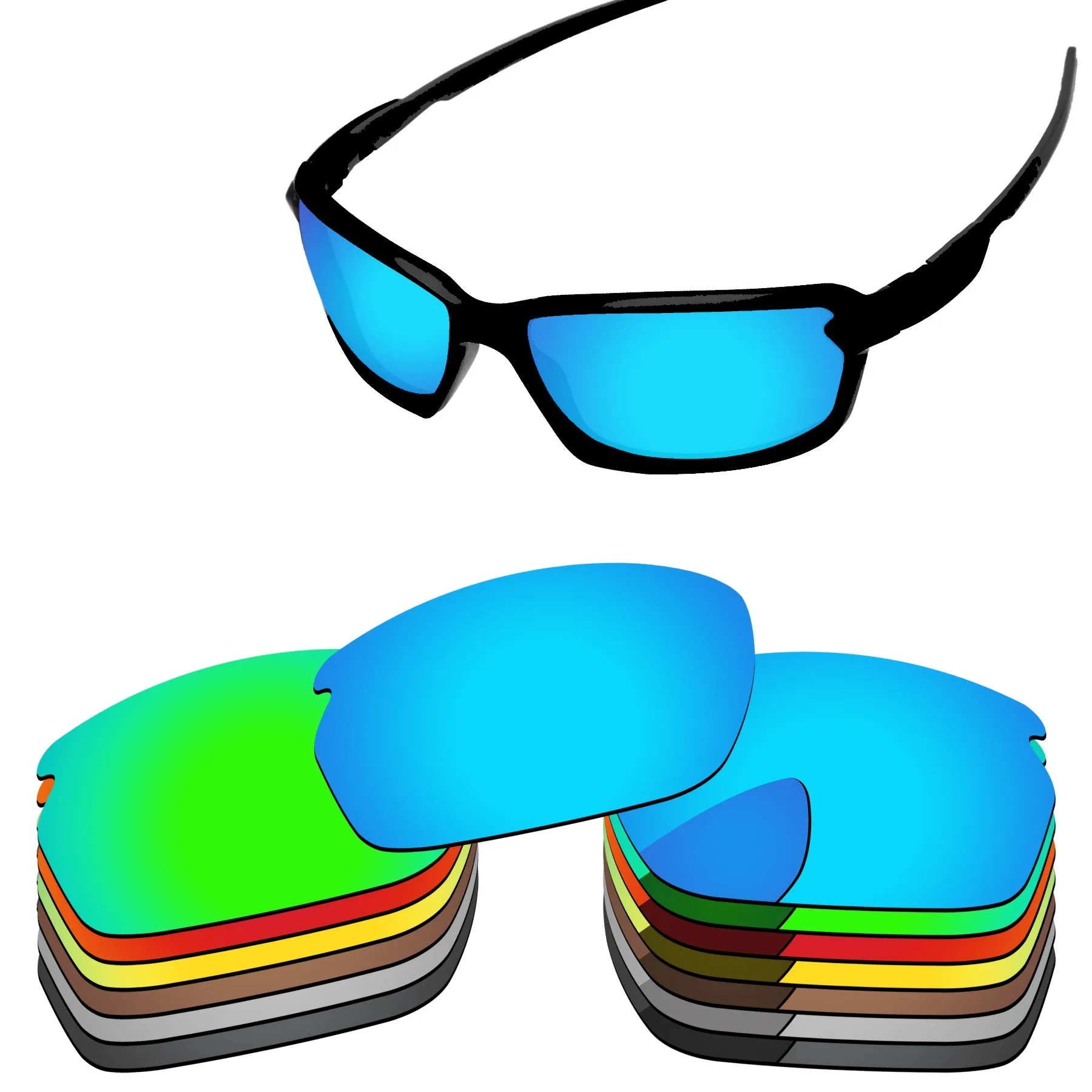 Bsymbo Replacement Lenses for-Oakley Carbon Shift OO9302 - 52mm Sunglasses Polarized - Multiple Options