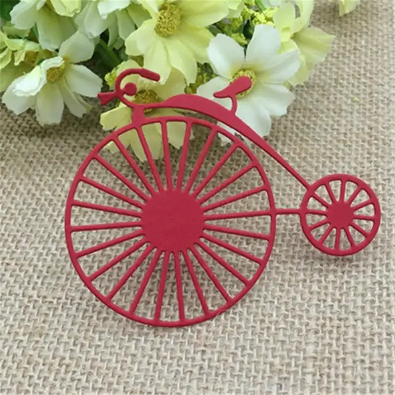 Bike unicycle DIY Metal Cutting Dies Stencil Scrapbooking Photo Album Card Paper Embossing Craft