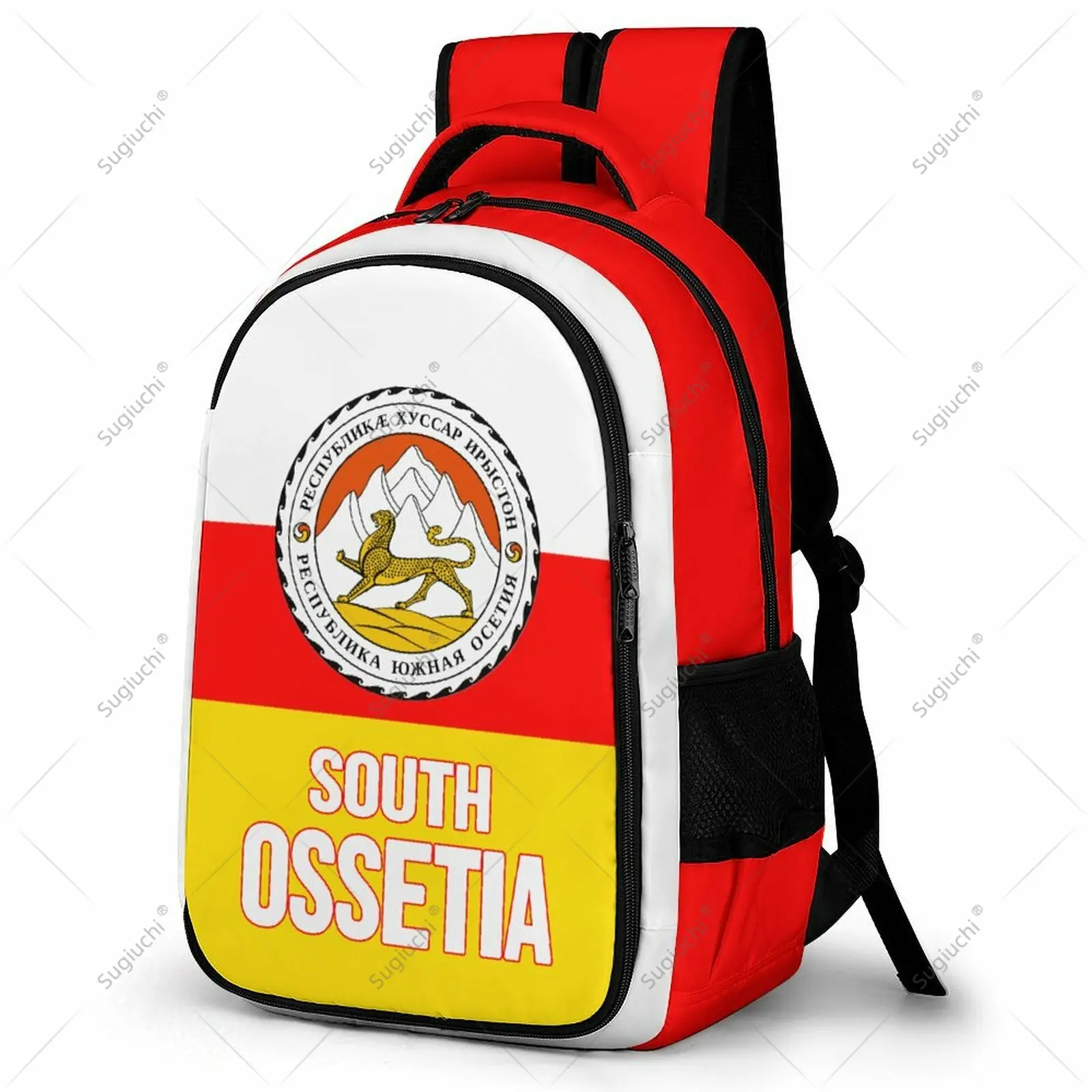 

Backpack South Ossetia Flag Student Schoolbag Smart Business Travel Leisure Backpack Laptop Back Pack Office Work Bag