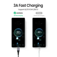 Magnetic USB C Micro USB 3A Fast Charging Cable #3