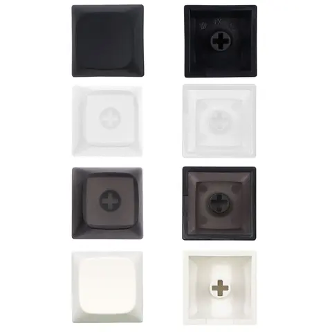 20Pcs PBT Blank Keycap 1U 1X XDA Profile No Print Keycap Set for DIY Mechanical Keyboard Installation MX Switches