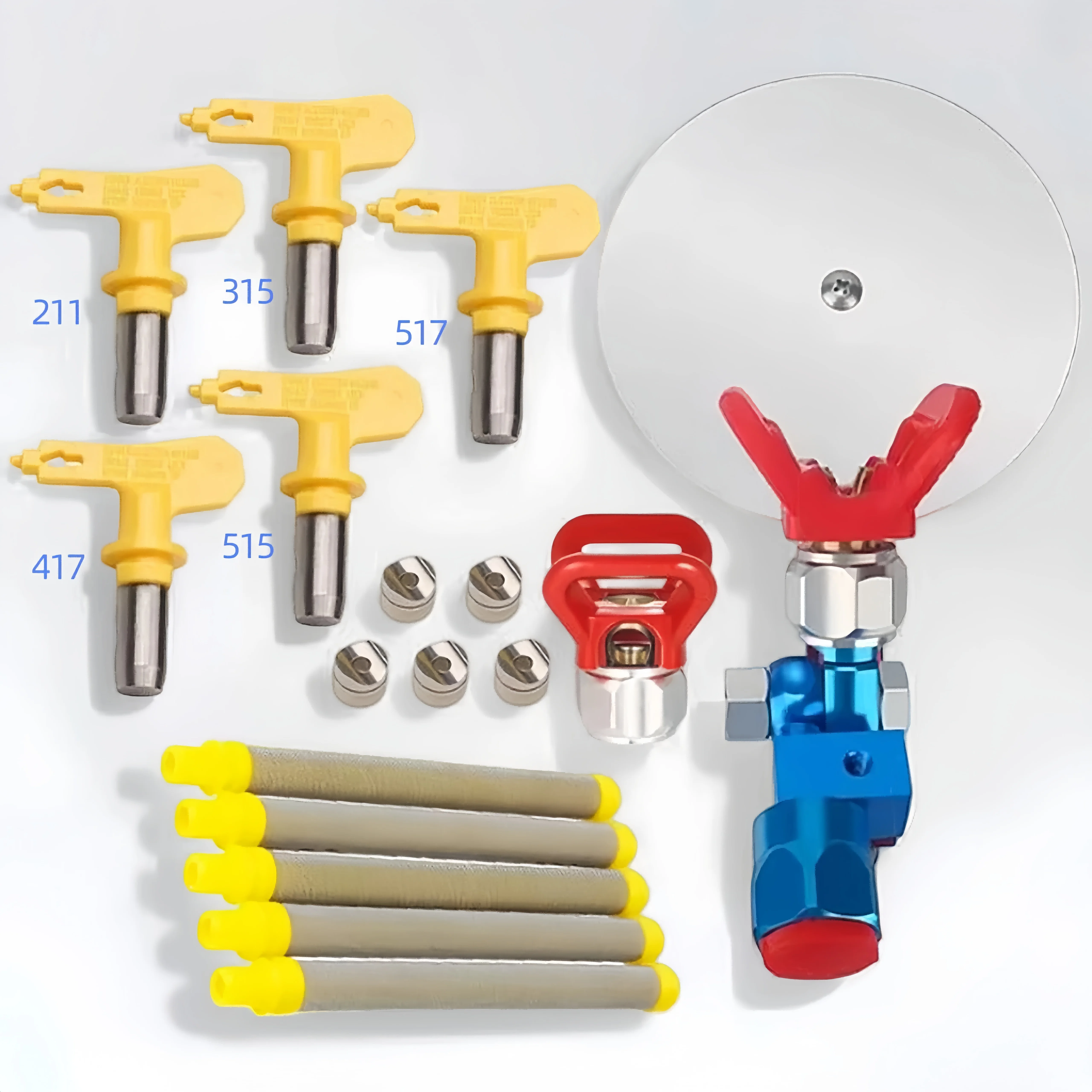 airless-paint-sprayer-nozzle-kit-211-315-417-515-517-spray-tips-with-guard-swivel-joint-filter-screen-for-wagner-titan-paint-gun