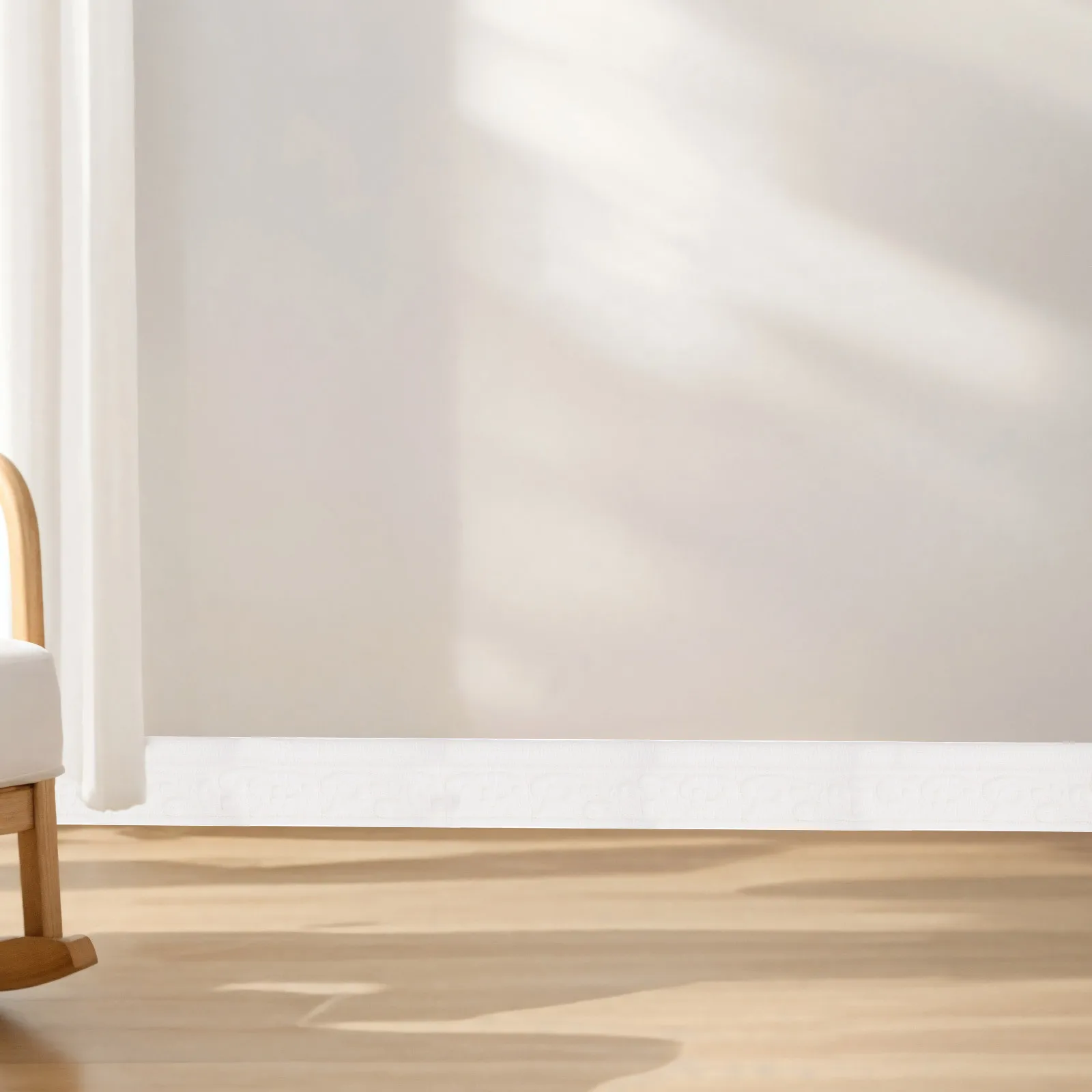 

4pcs Self Adhesive Waterproof Wall Trim 8Cm Wide Flexible Baseboard Molding For Bathroom Kitchen Tile Edging Corner Protection