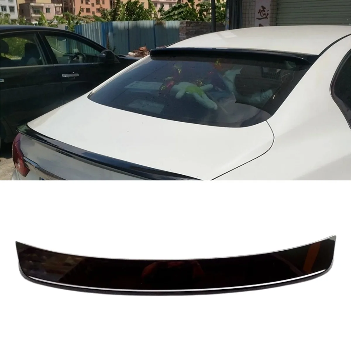 

For Infiniti Q50 Q50L Q50S 2014-2021 Car Rear Roof Spoiler Wing Modification Part Rear Roof Spoiler Wing Car Accessories